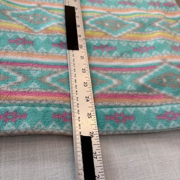 Chubbies Aztec Tribal Print The Flame Commander Unisex 1/4 Zip Fleece Pullover L - Picture 11 of 13